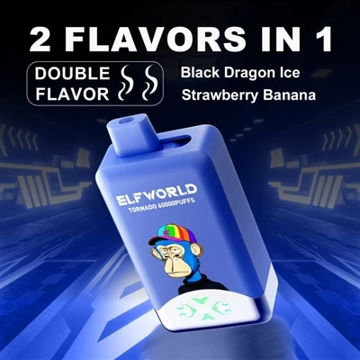 הקדמת מוצר של ELFWORLD TORNADO 60000 PUFFS VAPE