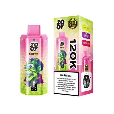 ZOOY 120K 6 IN 1 — סיגריה חד פעמית חד פעמית-ביכולת-לחוויה אולטימטיבית מפה-ל-ר...
