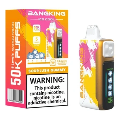 BANGKING ICE COOL 60K High-קיבולת חד פעמית נטענת קרח אלקטרוני אידוי אלקטרוני