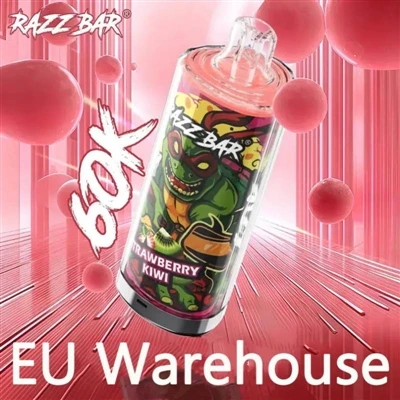 Razz Bar 60000: אפשרות חדשה לסיגריות חד פעמיות-בעלות קיבולת גבוהה.