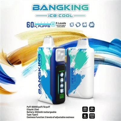 BANGKING ICE King COOL 60K: חקר חוויה חדשה לגמרי בסיגריות חד פעמיות E-