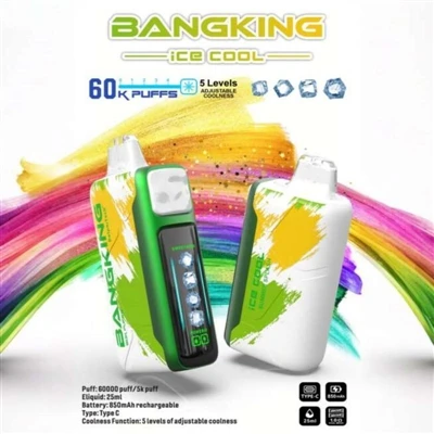 BANGKING ICE King COOL 60K: אמת מידה חדשה לסיגריות חד פעמיות E-.