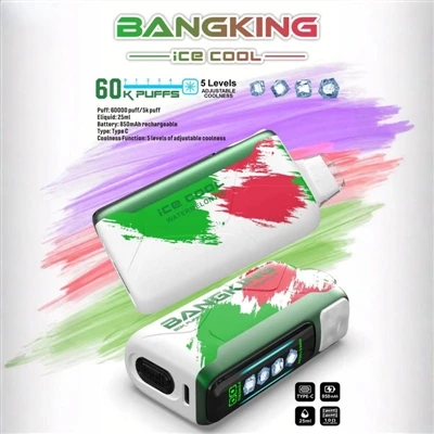 BANGKING ICE King COOL 60000: The High-End Evolution Of Disposable E-Cigarettes.