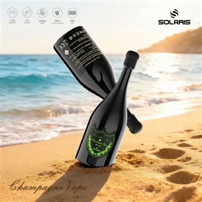 SOLARIS שמפניה 30000 שאיפות 30K E-סיגריה: כאשר ספירת שאיפות גבוהה פוגשת שמפני...