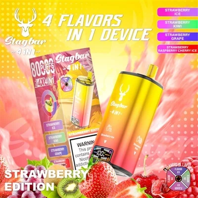 המלצה על ערוץ סיטונאי של Hotsellvape: Stag Bar 4in1 80000 Puffs - ניתוח של הת...