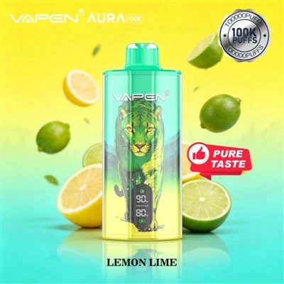 VAPEN AURA 100K PUFFS - מכשיר האידוי האולטימטיבי לטווח ארוך-לטווח ארוך