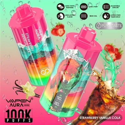 VAPEN AURA 100K PUFFS - הגאדג'ט האולטימטיבי לצעירים