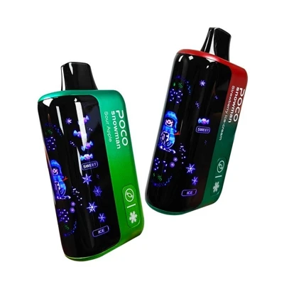 POCO SNOWMAN 70000 PUFFS: כאשר-סיגריה אלקטרונית מתחילה 'לגלגל' את השגרה היומי...