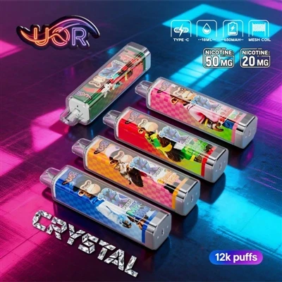 UOR CRYSTAL 12K: ניסיון מקצועי באדים חד פעמיים