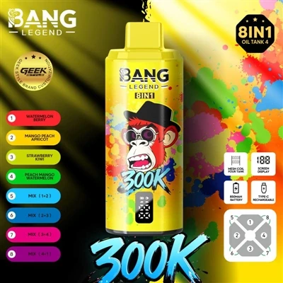 Bang Legend 300K: אמת מידה לעידן חדש של סיגריות אלקטרוניות-