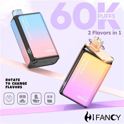 HIFANCY TWINS MAX 60K - פיצוץ טעמים כפול, הרפתקת הטעם שלך מתחילה כאן