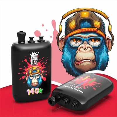 BANG BLAZE 140K: סיגריה חד פעמית חד פעמית-עבה-אנרגיה שאהובה על אנשים צעירים