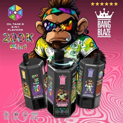 BANG BLAZE 6in1 200K: מקל אחד ביד, שישה טעמים באחד, אתה יודע למה אני מתכוון!