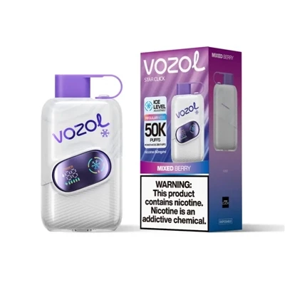 VOZOL STAR CLICK 50000: אמת מידה חדשה עבור סיגריות אלקטרוניות חד פעמיות-