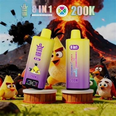 BANG KING VAPEN 8IN1 200K: חווית סיגריה חדשה-לצעירים טרנדיים