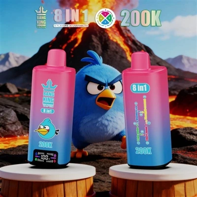 BANG KING VAPEN 8IN1 200K: מהפכת סיגריות אלקטרוניות טרנדיות לצעירים