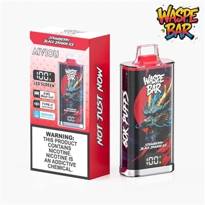 Waspe Bar 60K Puffs Vape: כשאתה מתחיל לא רוצה להחליף את הציוד שלך יותר