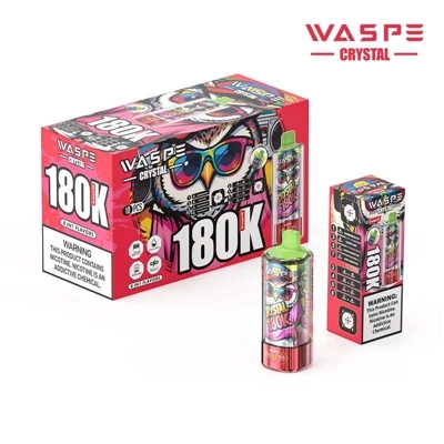 Waspe Crystal 8-in-1 180,000 Puffs Vape: דוגמה מצוינת ל'עידן שילוב המערכות הר...