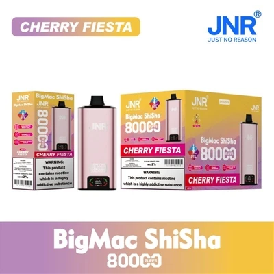 JNR Big Mac Shisha 80000: Redefiniing The High-Vapour Disposable Vape Experience