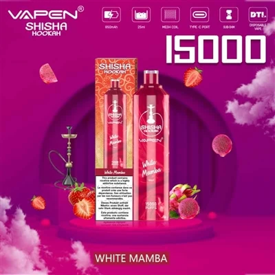 VAPEN SHISHA HOOKAH 15000: A High-Capacity E-סיגריה שמכניסה את חווית הנרגילה ...
