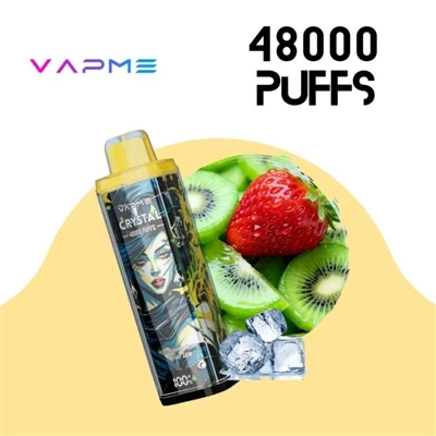 VAPME CRYSTAL 48000: סיגריה חד פעמית-בעלת קיבולת-באמת מתאימה לשימוש ארוך-טווח