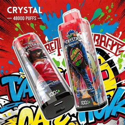 VAPME CRYSTAL 48000: סיגריה חד פעמית-ביכולת גבוהה-שמתאימה באמת לשימוש ארוך-טווח