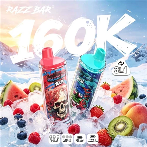 מגמות בתעשייה מאחורי Razz Bar Triple 160K: נפח גבוה יותר, יותר טעמים וחוויה מ...