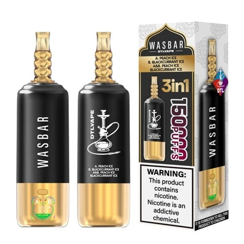 סקירת WASBAR DTL 3-in-1 150K: האם שווה לקנות את ה-Puff Vape הזה ב-150,000?