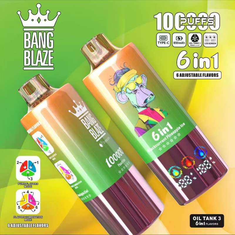 BANG BLAZE 6 IN 1 100000 PUFFS BANG BLAZE 6 IN 1 100000 PUFFS