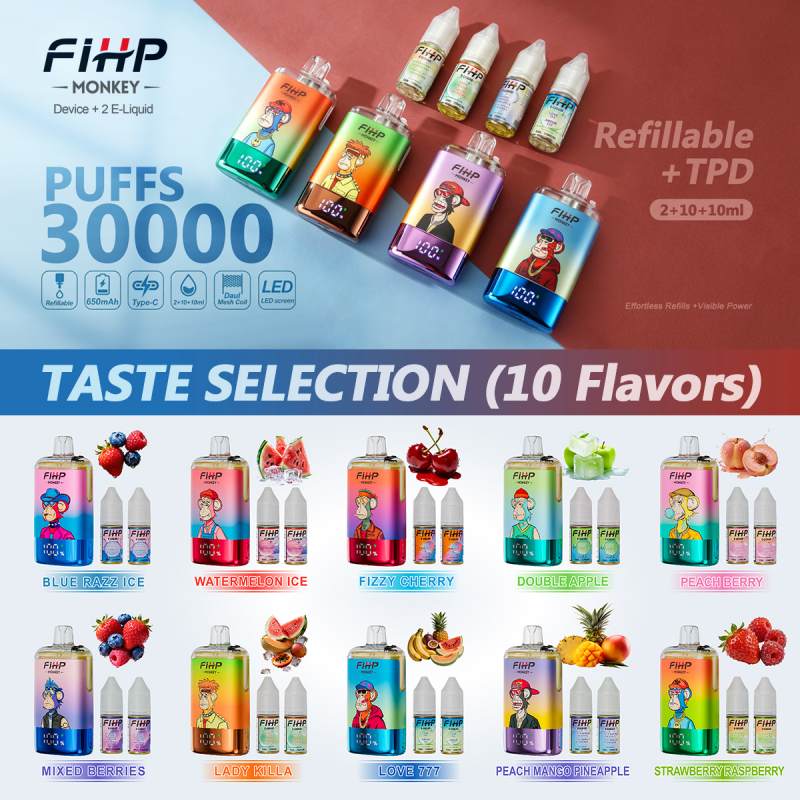 FIHP MONKEY 30K Refillable TPD 25